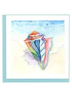 Quilling Cards Rainbow Conch Shell Greeting Card