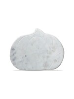 Tag Pumpkin Shape Marble Serving Board - White