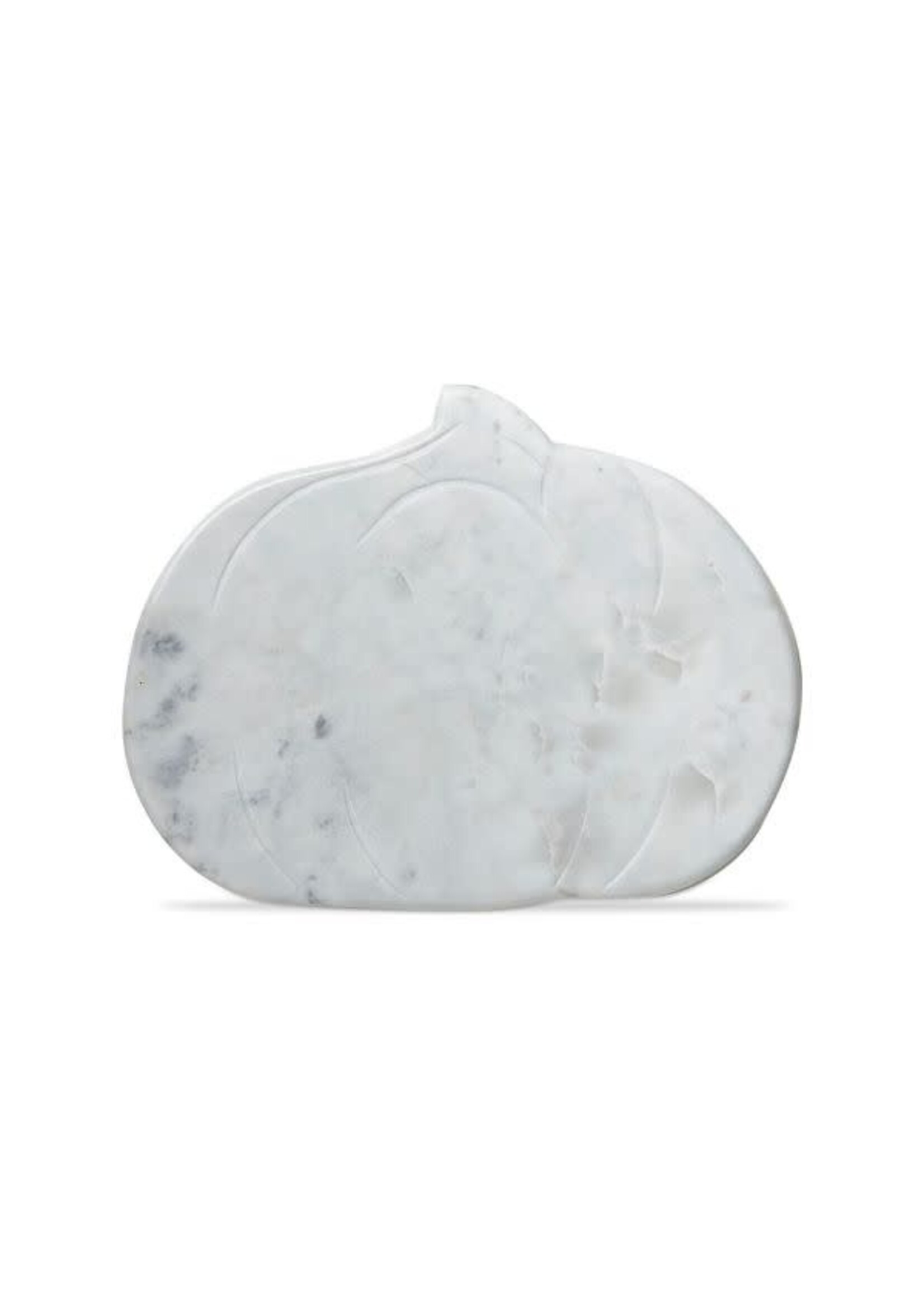 Tag Pumpkin Shape Marble Serving Board - White