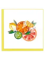 Quilling Cards Quilled Citrus Art Greeting Card