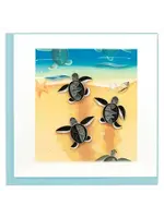 Quilling Cards Sea Turtle Hatchlings Greeting Card