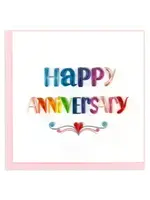 Quilling Cards Quilled Happy Anniversary Greeting Card