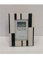 BIDK Home 4X6” Resin Frame Black and White - BLACK & WHITE