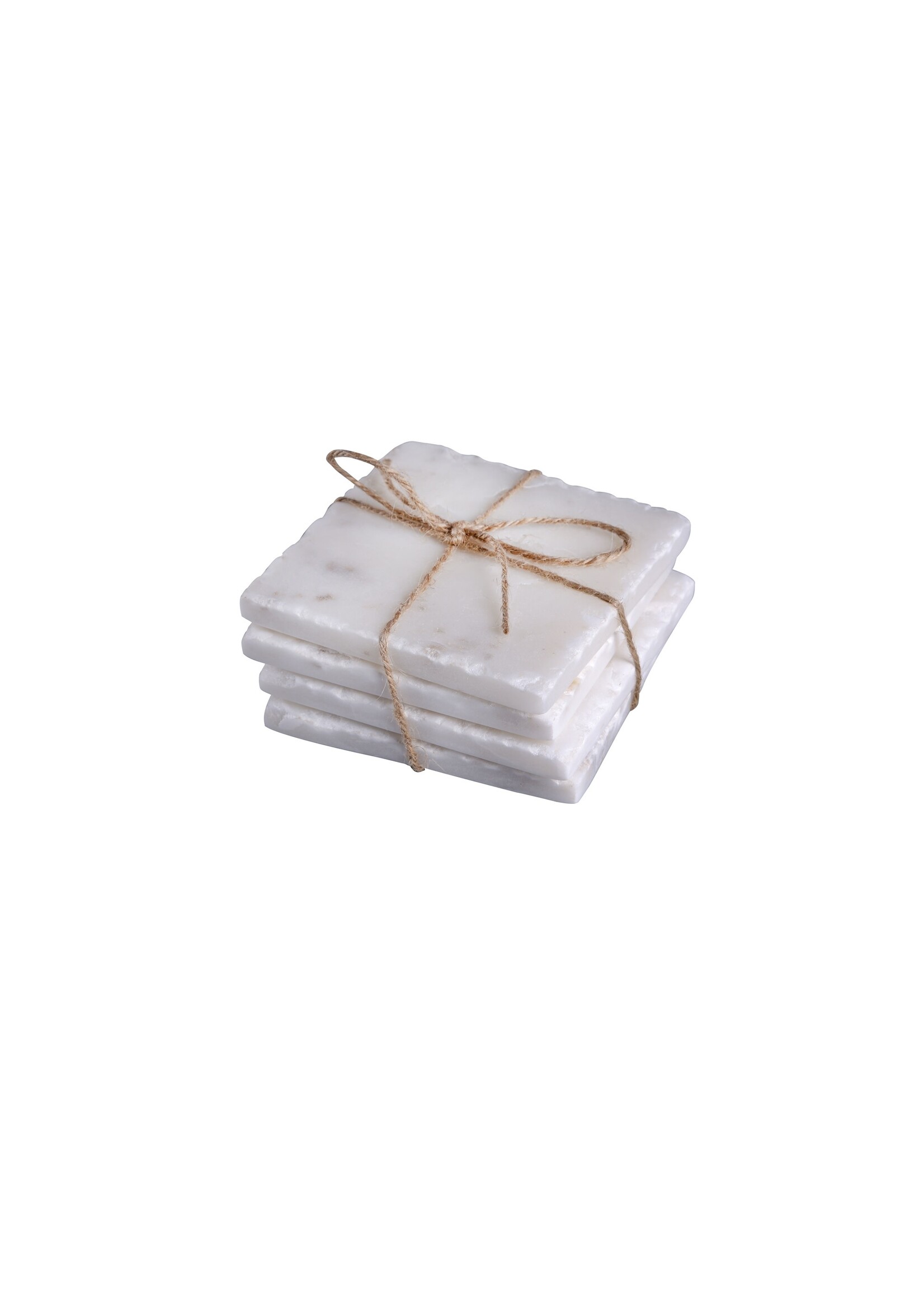 S/4 Marble Square Coasters