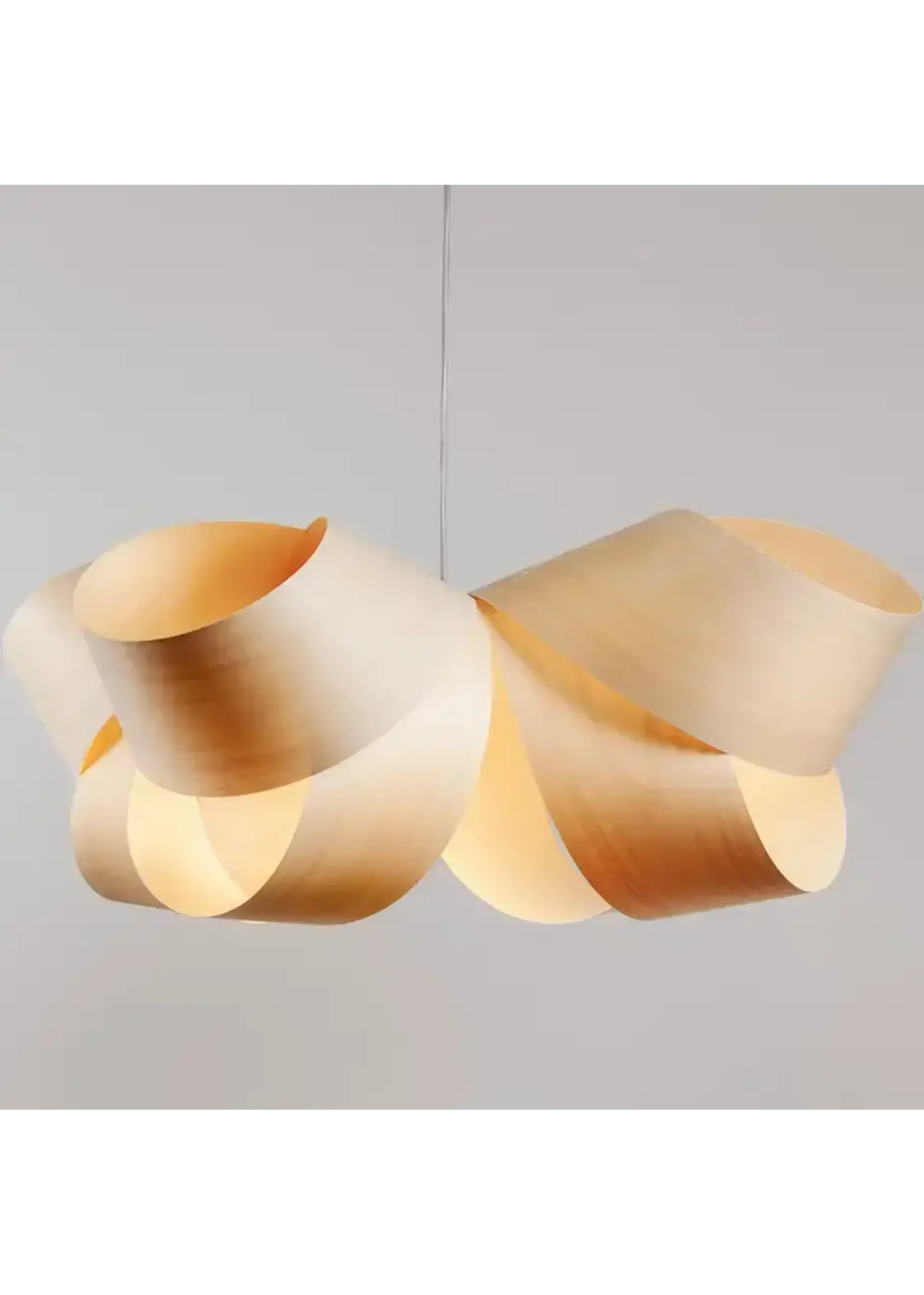 Traum - Wood Lighting Krabbe Handmade Veneer Chandelier