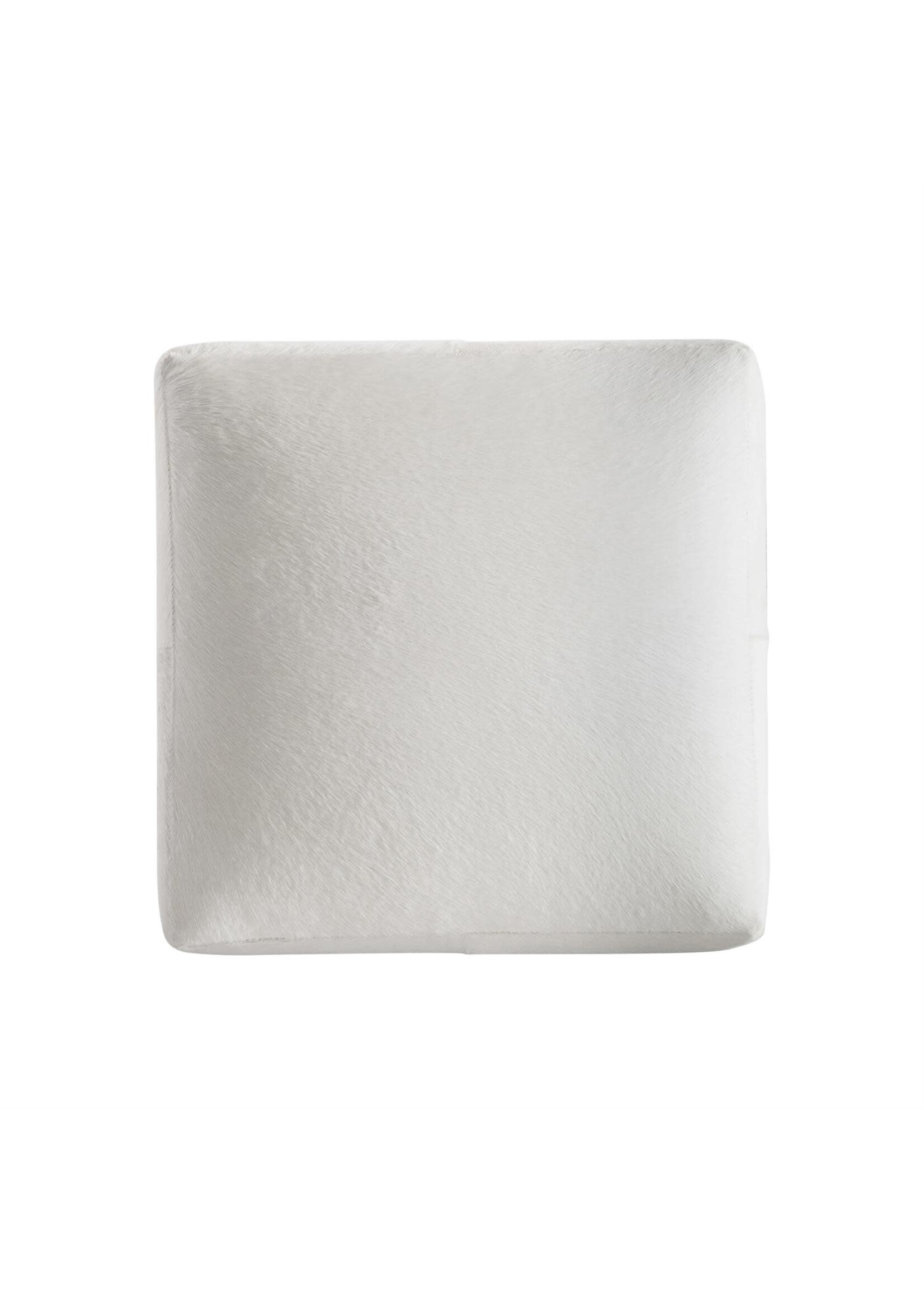 Bernhardt Furniture Intl Aspen Leather Ottoman, (GrF)