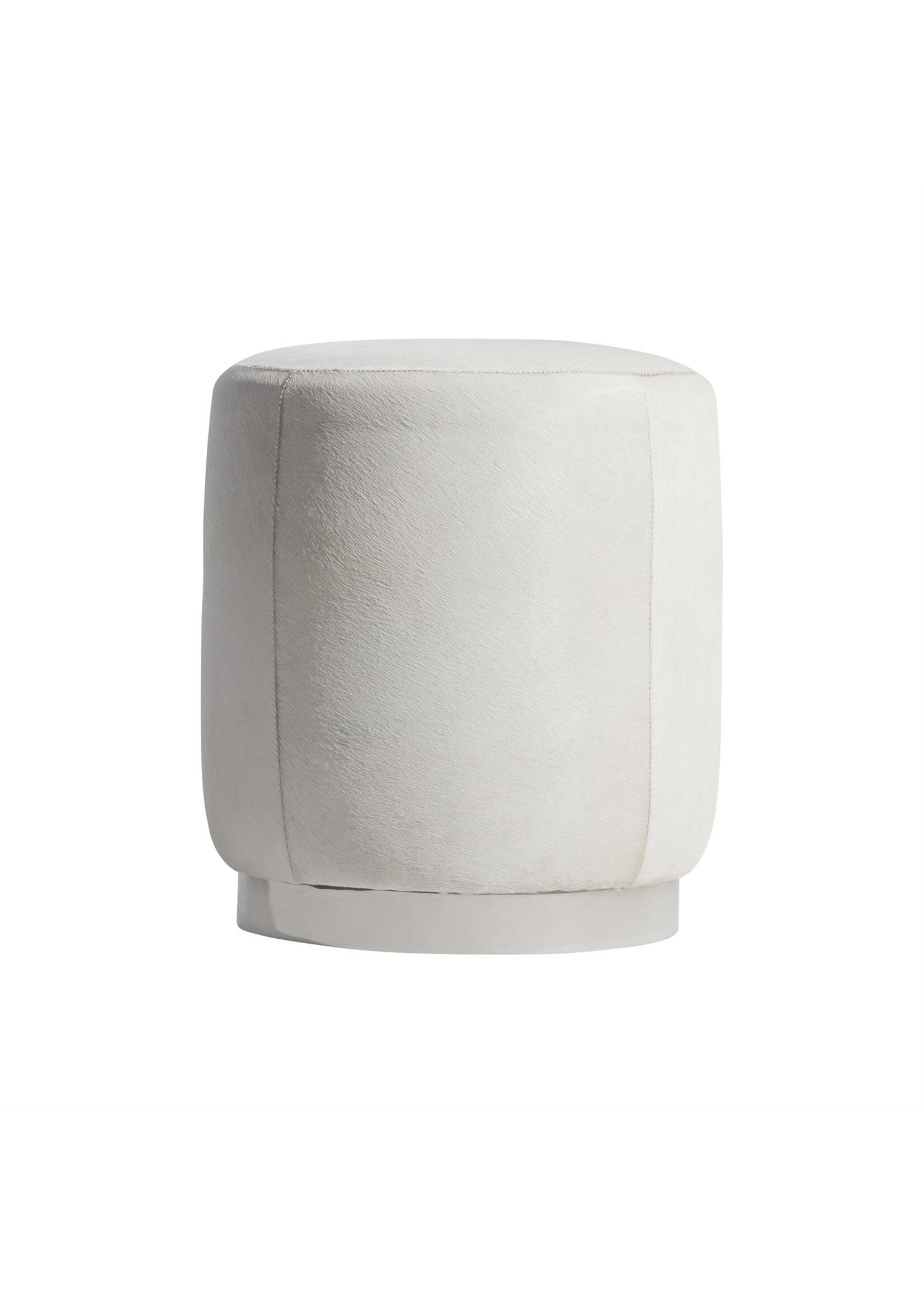 Bernhardt Furniture Intl Ash Leather Ottoman, (GrF)