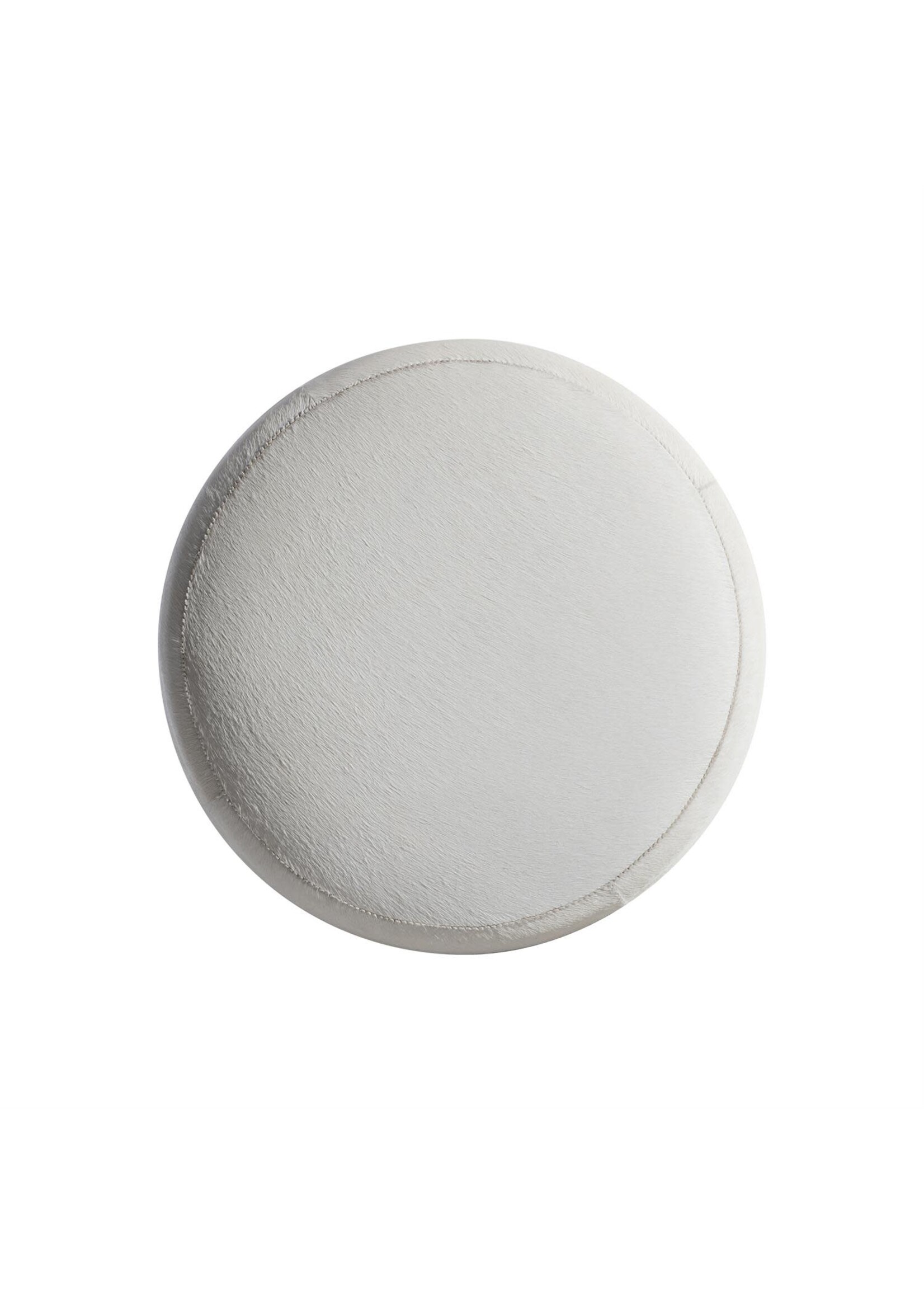 Bernhardt Furniture Intl Ash Leather Ottoman, (GrF)