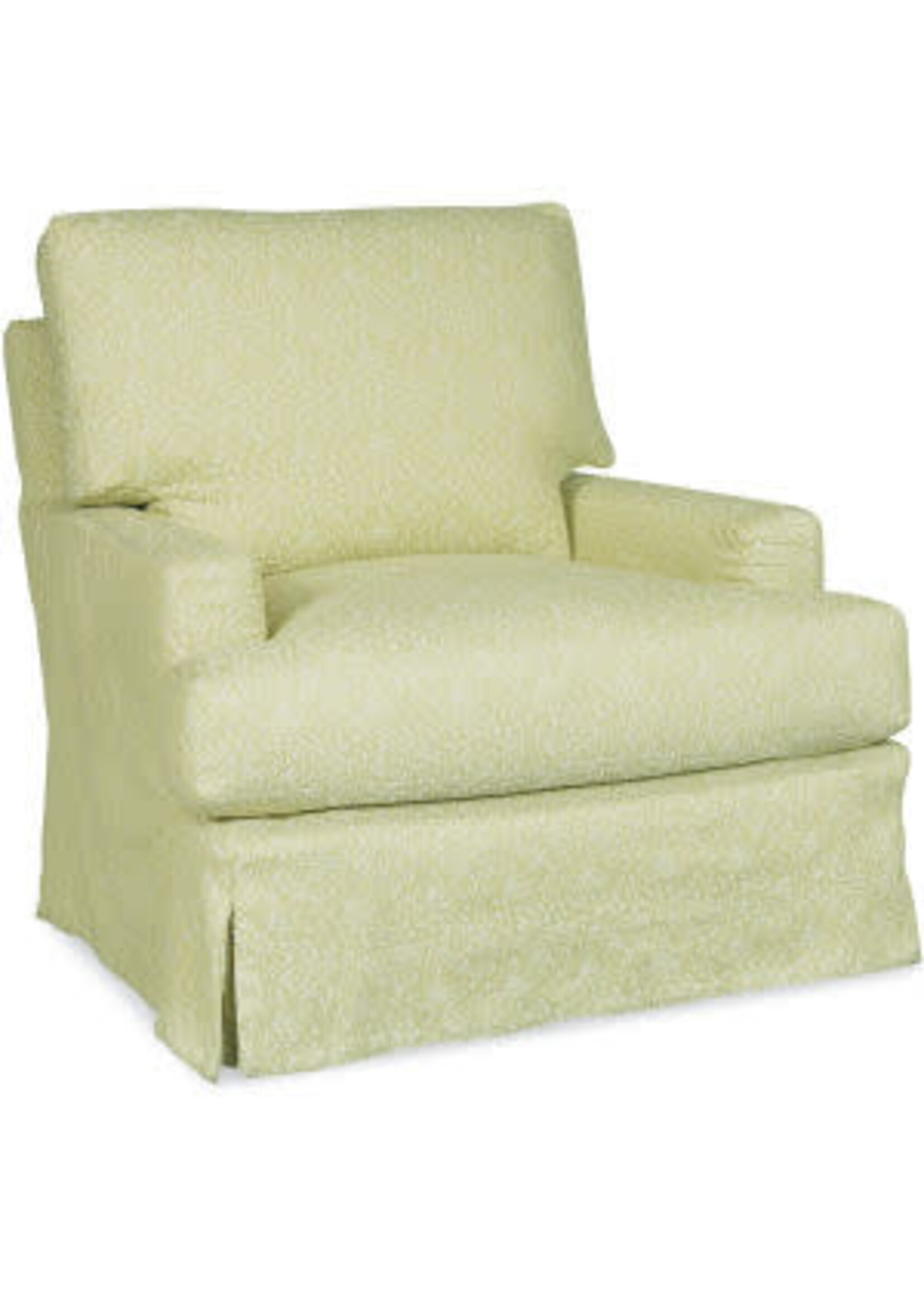 Lee Industries C3972-01SW Slipcovered Swivel Chair, Chariot Sand(grH), Memory Down Pkg