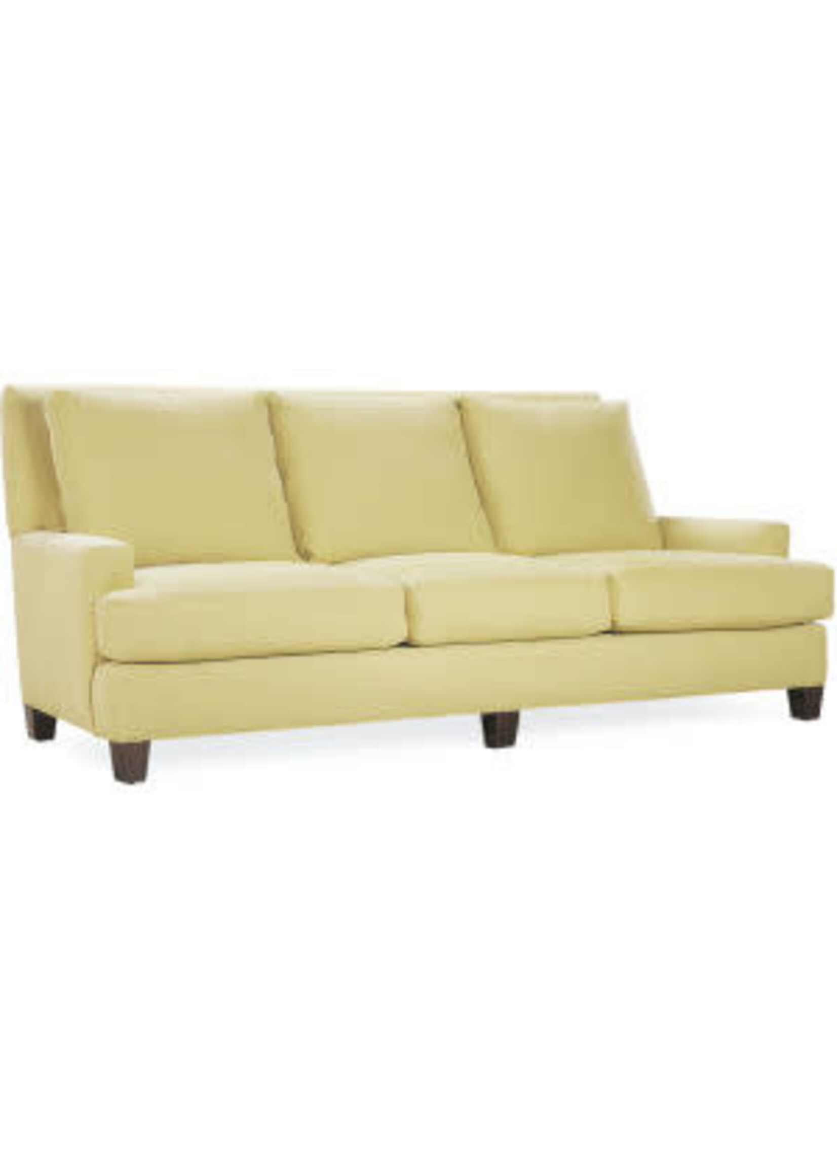 Lee Industries 3700-03 Sofa, Brooks Fawn(grH), Vintage Chestnut, Memory Down pkg
