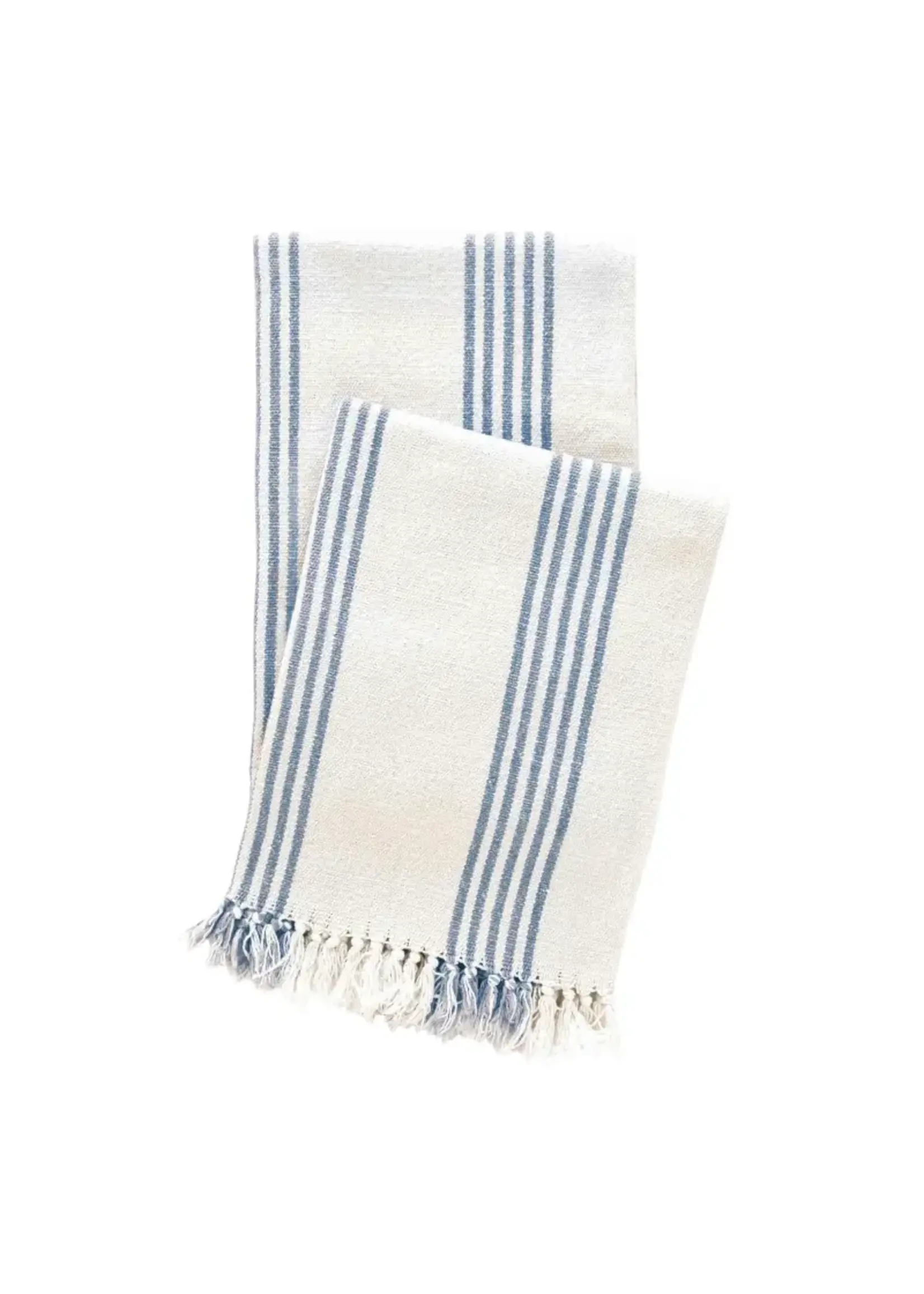 Annie Selke Ibiza French Blue Throw