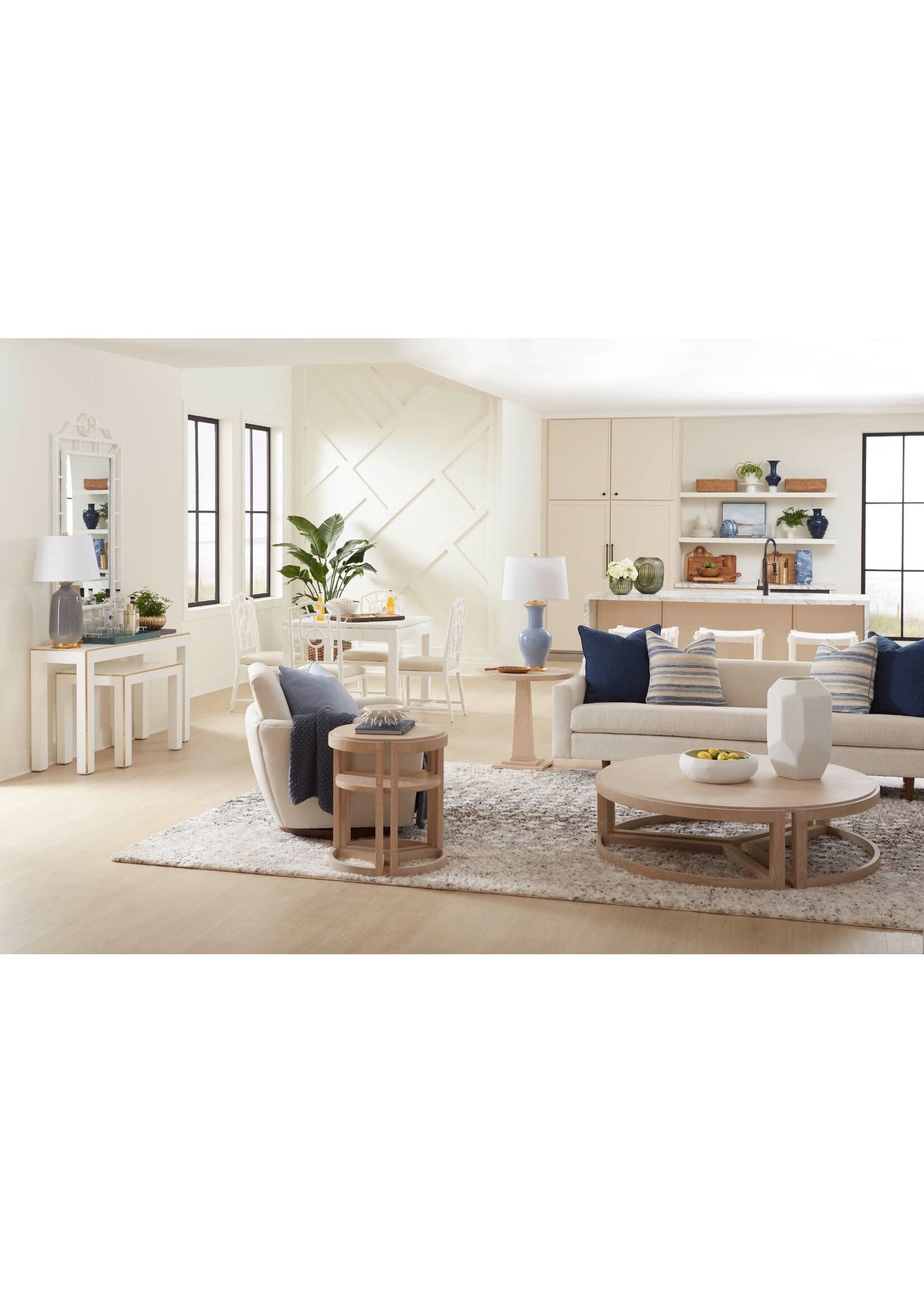 Bungalow Five/Villa and House Breanna Accent Table, Sand