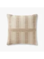 Loloi Carmel 22x22 Decorative Pillow, Cream/Multi
