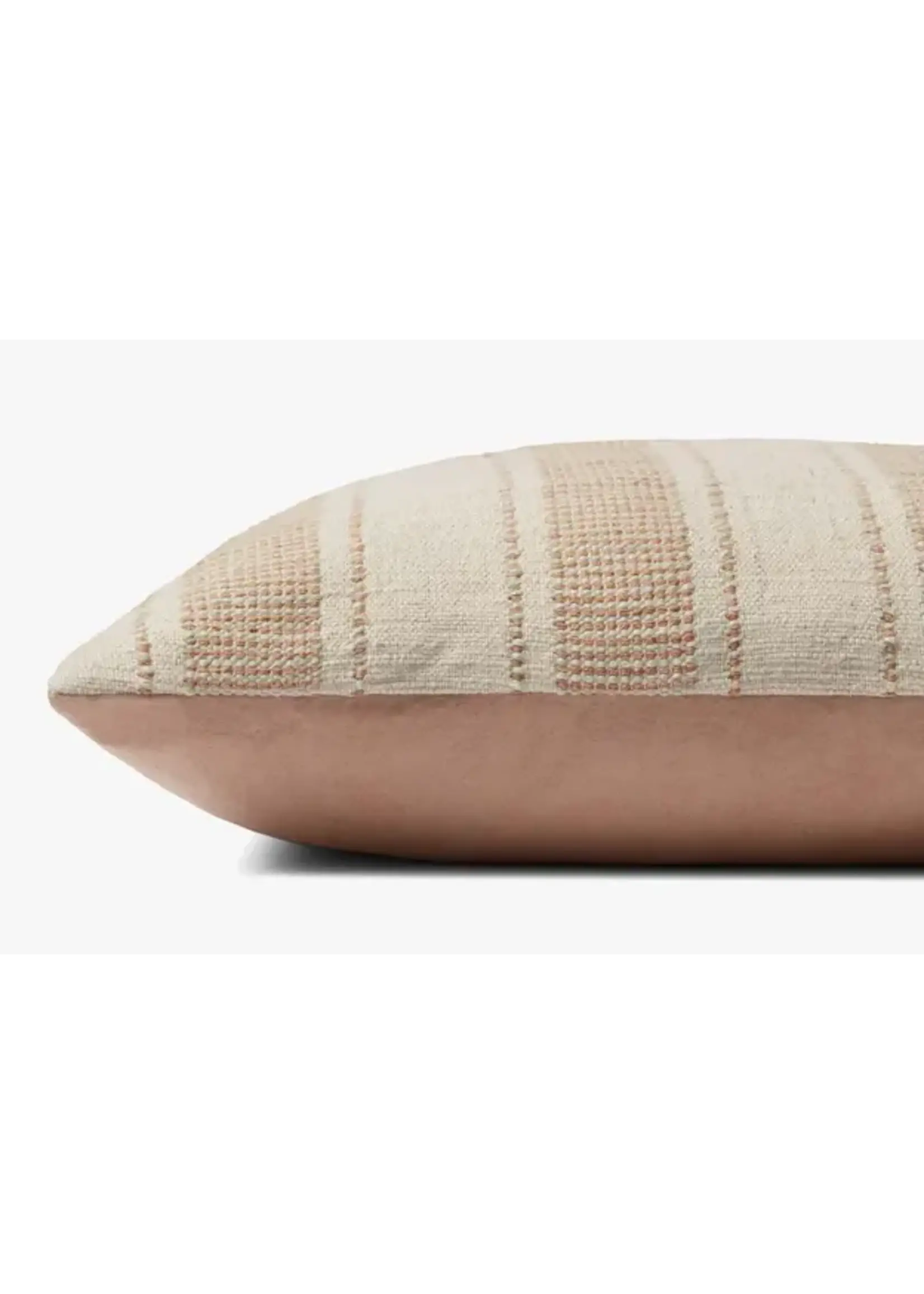 Loloi Carmel 22x22 Decorative Pillow, Cream/Multi