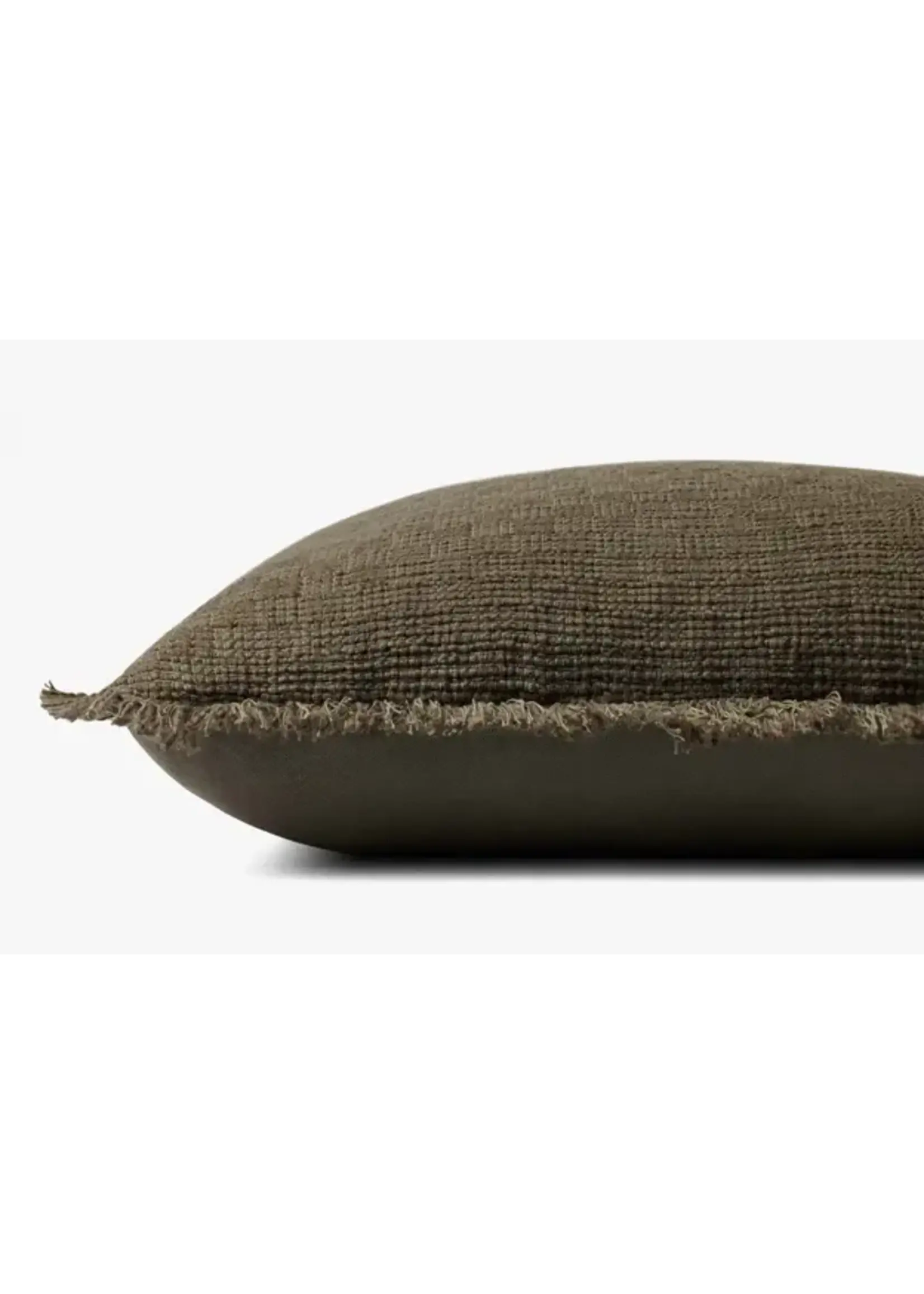 Loloi Meadowlark 22x22 Decorative Pillow, Dark Green