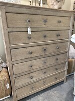 Schwung Home USA Inc. Bleached Oak Chest of Drawers Tall - Antique