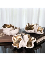 Kavana Decor Popcorn Sculptures, Set 3 (7x5x3.5)