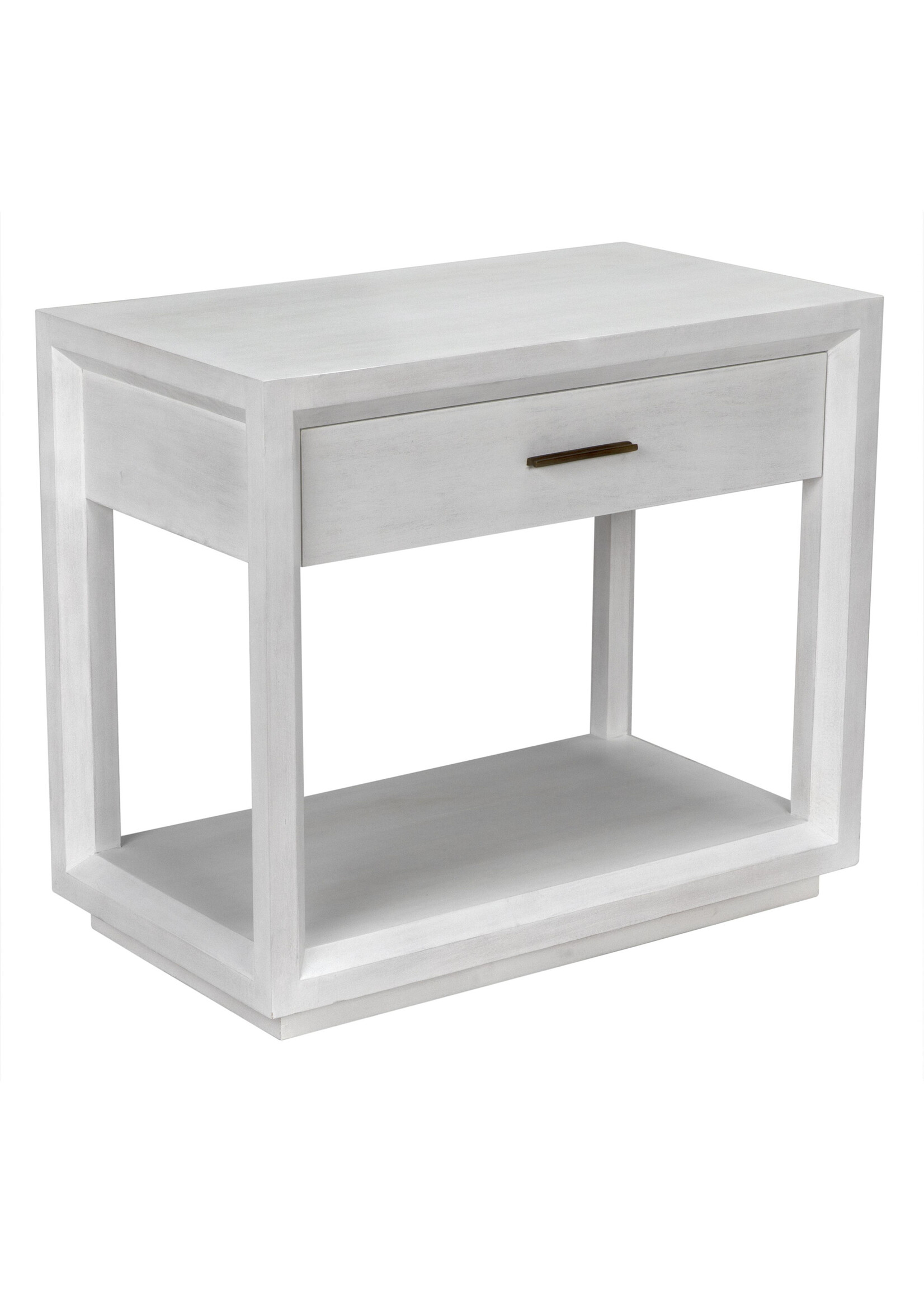Noir Antony Side Table White Wash
