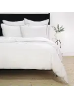 Pom Pom at Home Langston Bamboo Sateen Duvet Cover Set King, Sea Glass