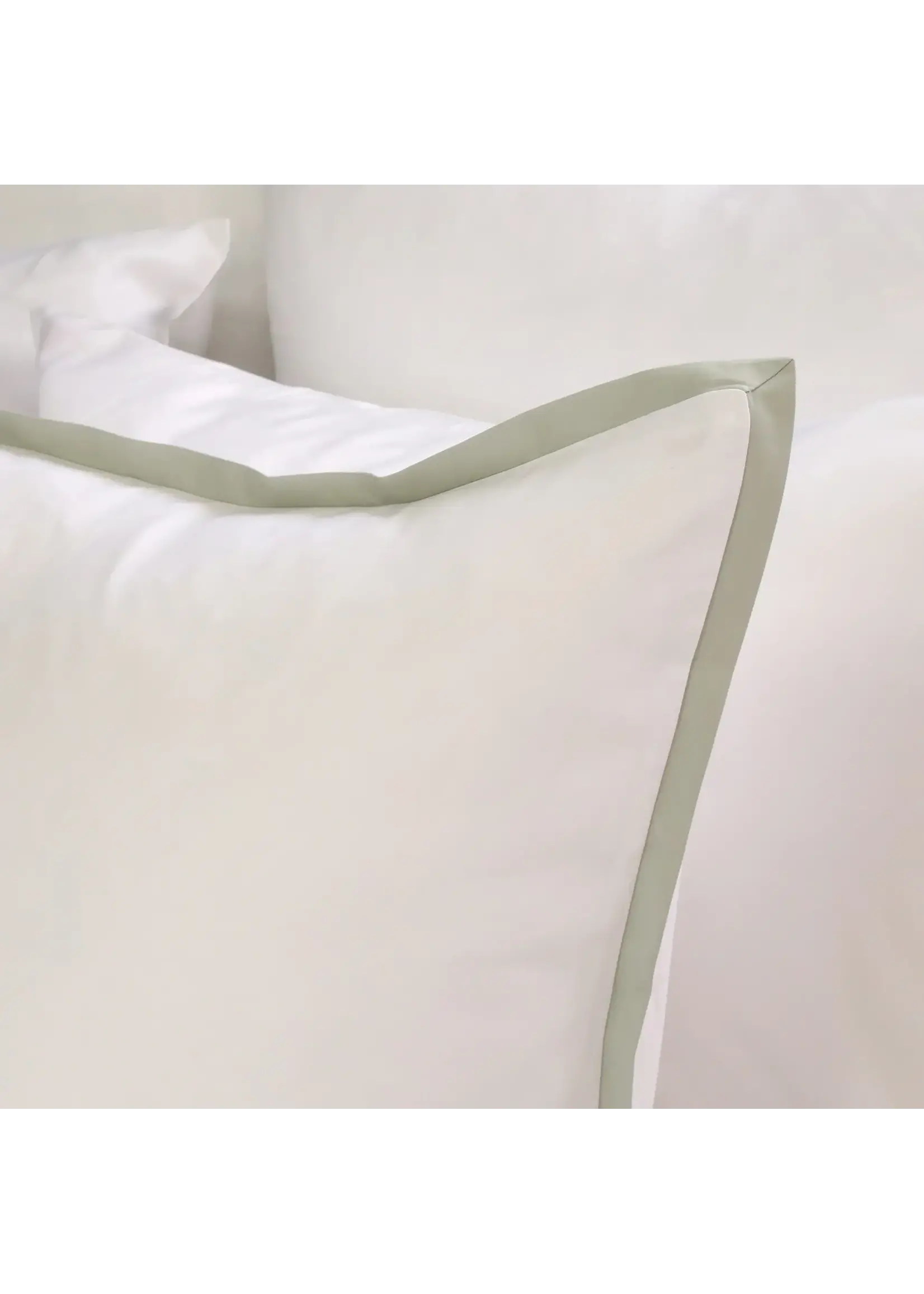 Pom Pom at Home Langston Bamboo Sateen Duvet Cover Set King, Sea Glass