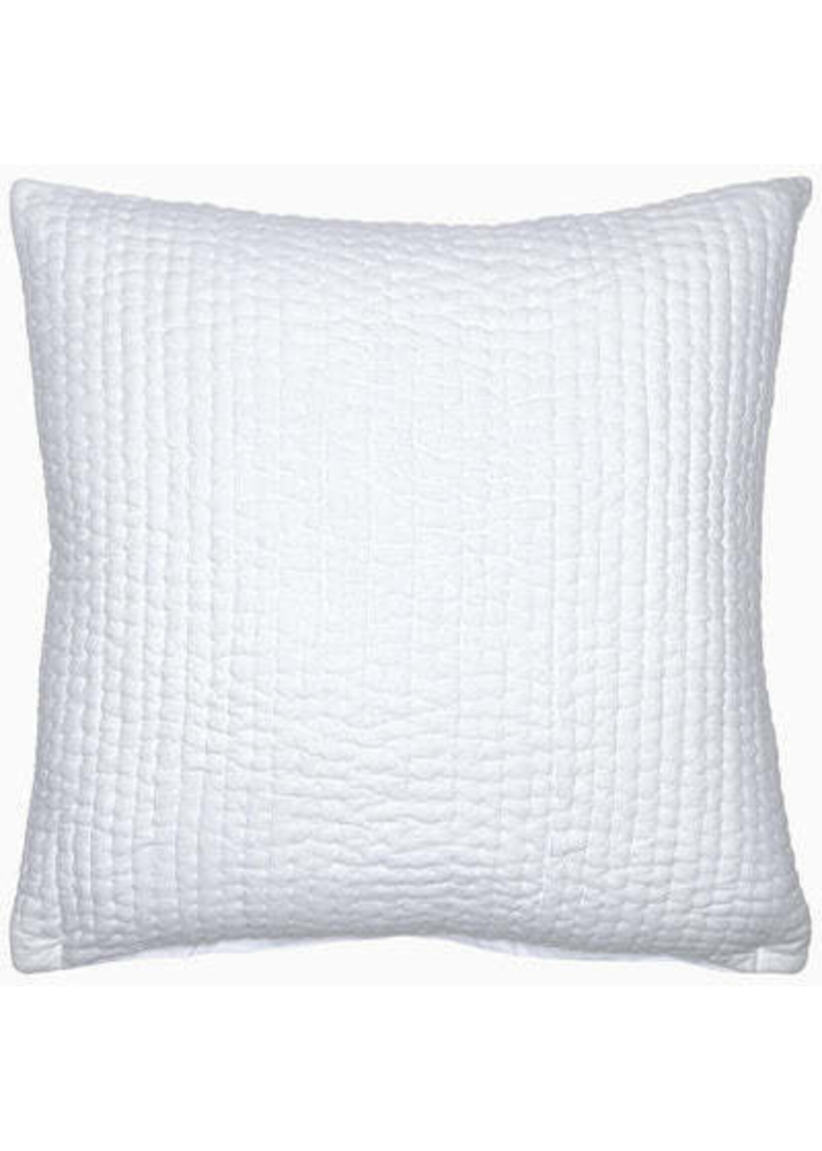 John Robshaw Textiles Vivada White Euro 26x26 COVER