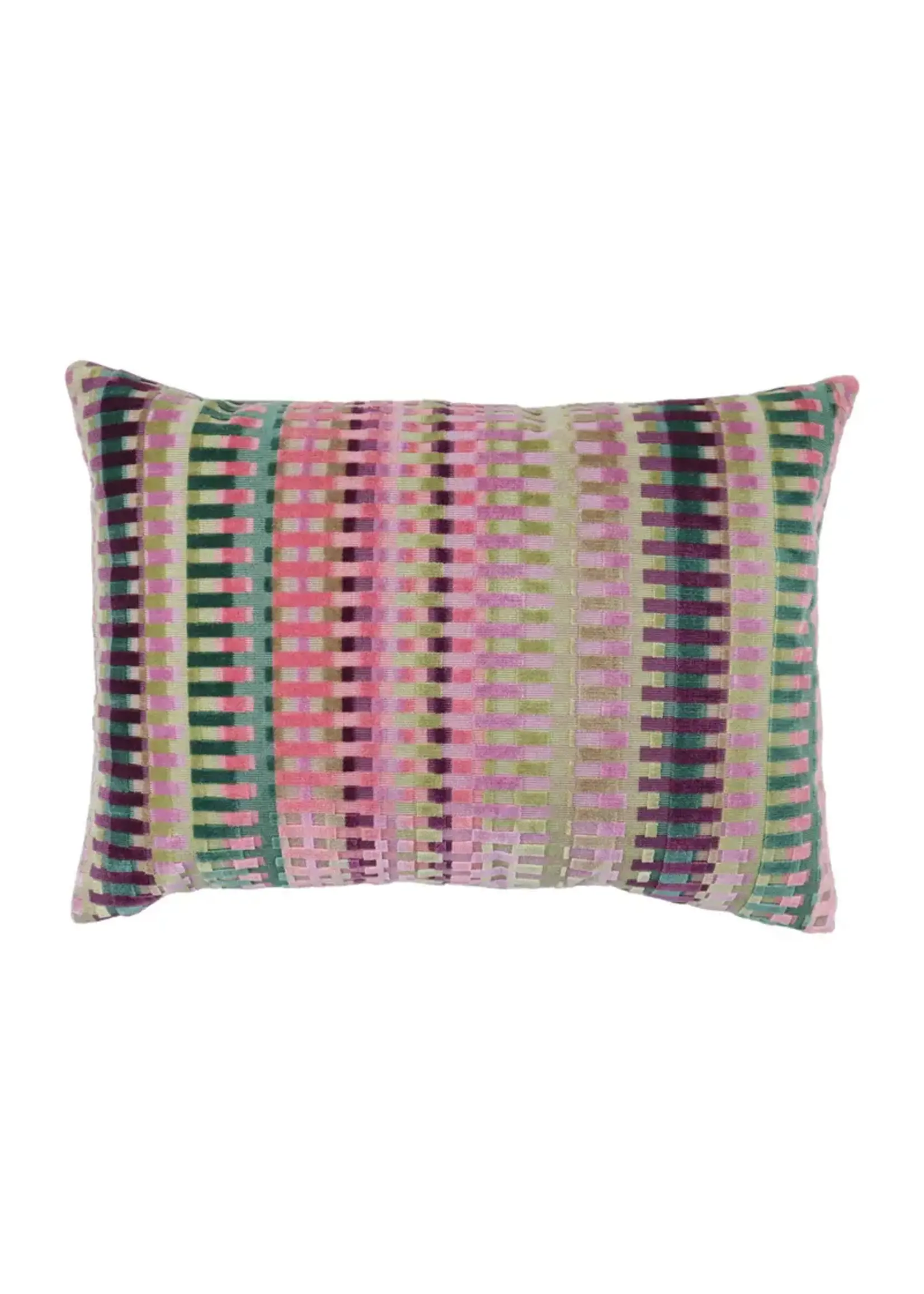 Piper Collection Elliot Plum 14x20 Pillow-Shades of Greens, Pinks, and Purples
