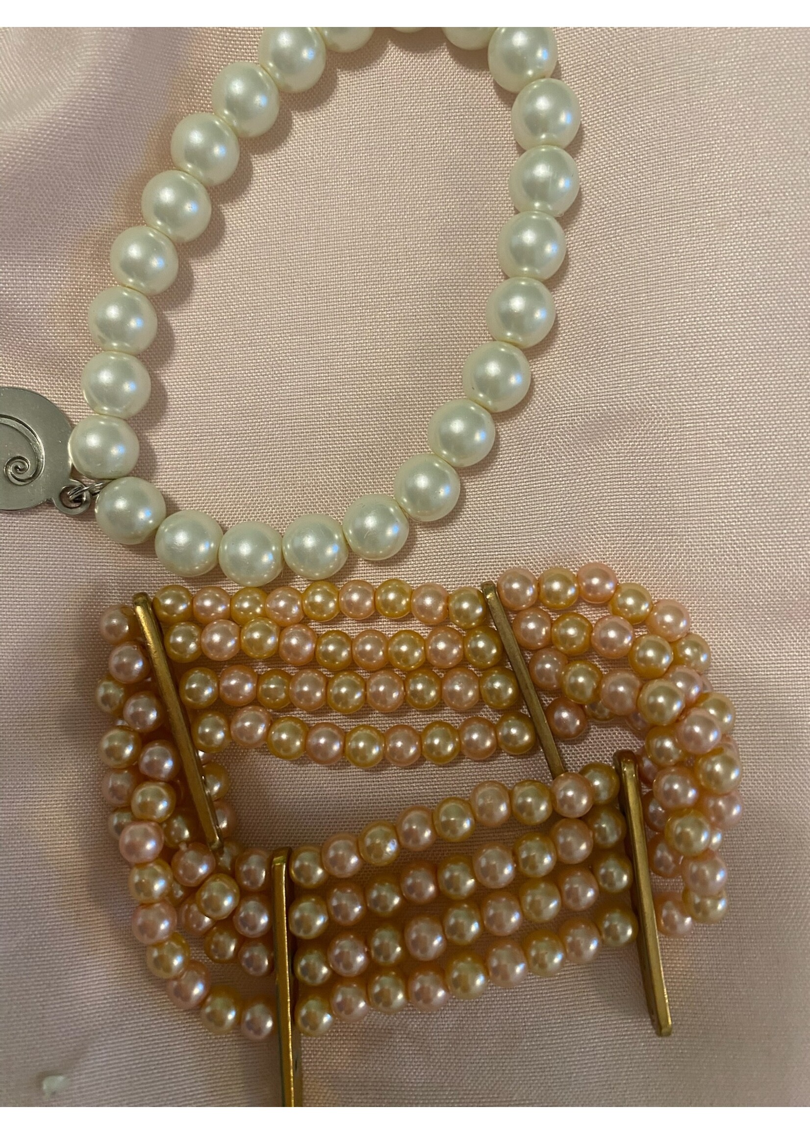 Pam Sumblin Vintage Pearl Bracelet