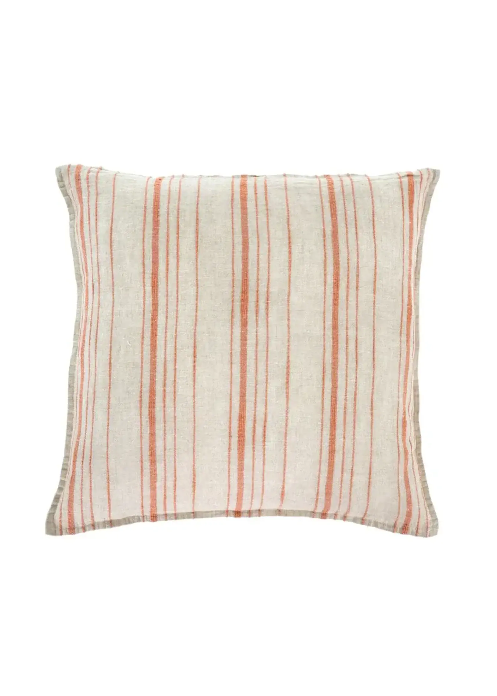 Indaba 20x20 Luca Linen Pillow Coral
