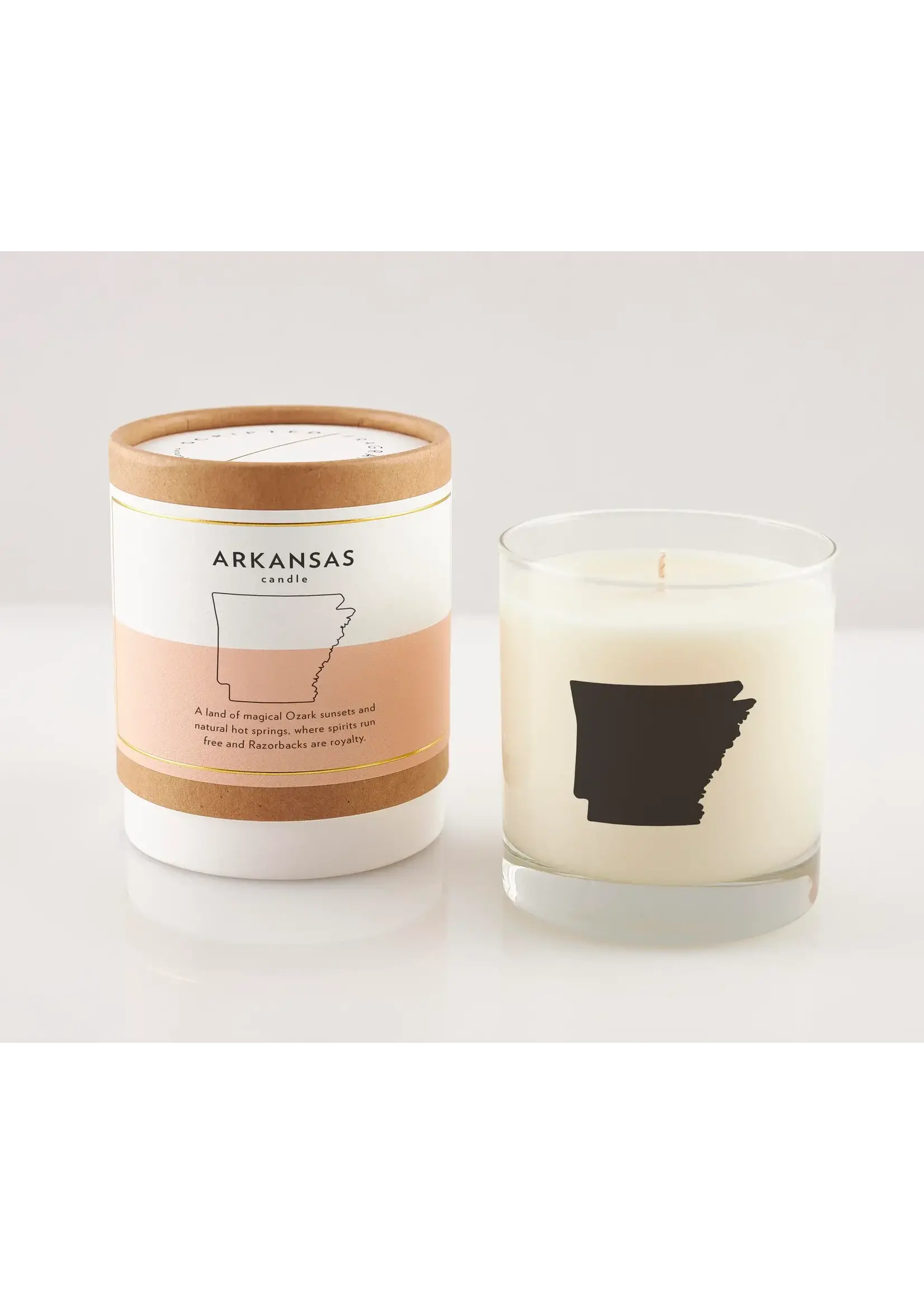Scripted Fragrance - Daniel Richards Arkansas Candle in Rocks Glass
