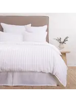 Pom Pom at Home BLAKE - WHITE/ OCEAN - KING DUVET - DISPLAY BED