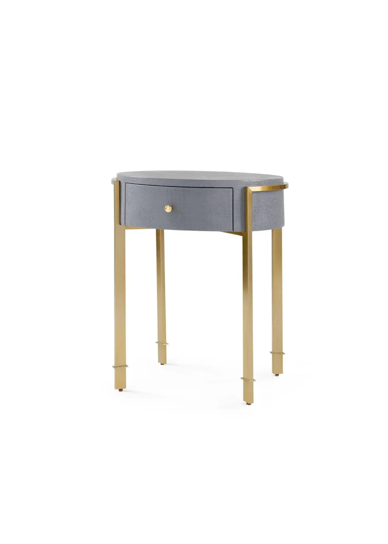 Bungalow Five/Villa and House Bodrum Side Table - Winter Grey