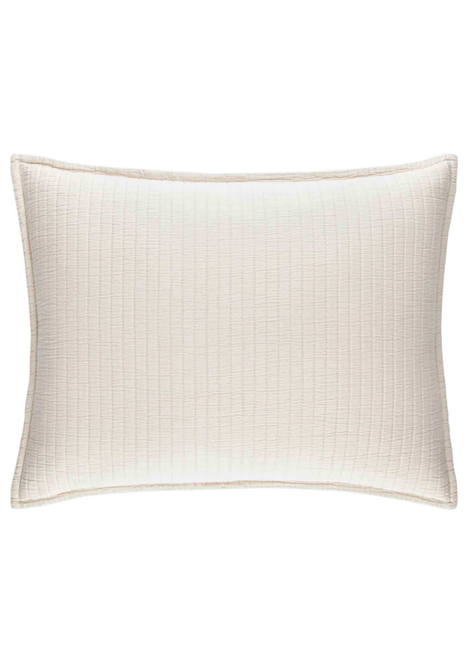 Pine Cone Hill Boyfriend Ivory Dutch Euro Sham