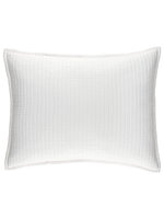 Annie Selke Boyfriend Matelasse White Dutch Euro Sham