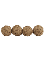 UMA Enterprises Brown Jute Rope Ball, Handmade, Single