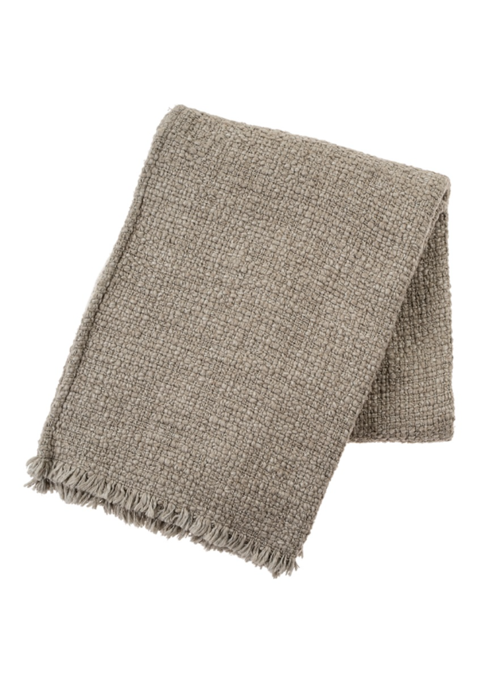 Indaba Callisto Throw, Light Grey