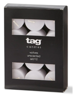 Tag Color Studio Votive Candles Set of 12 - White