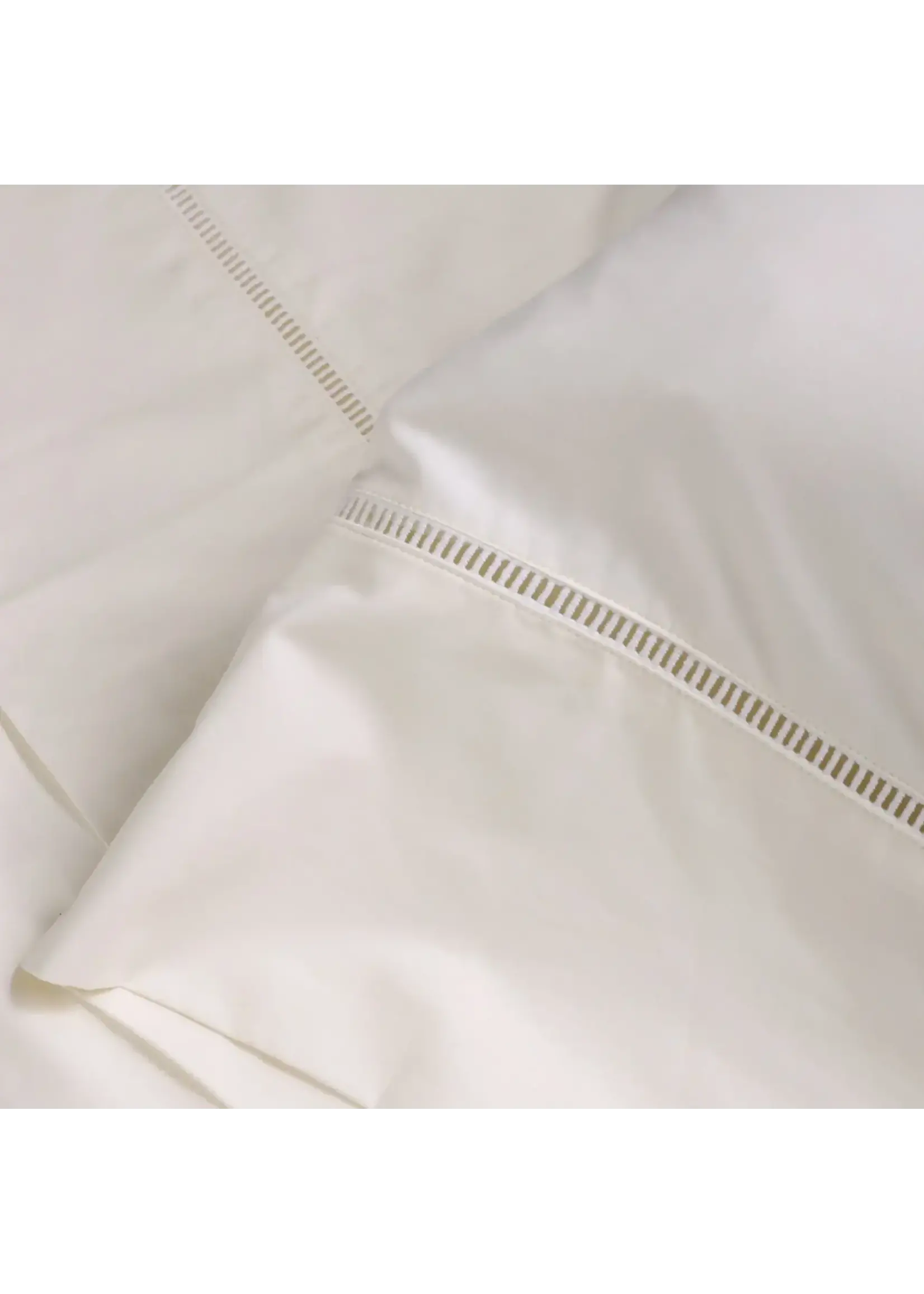 Pom Pom at Home Como Cotton Sateen Sheet Set Ivory King