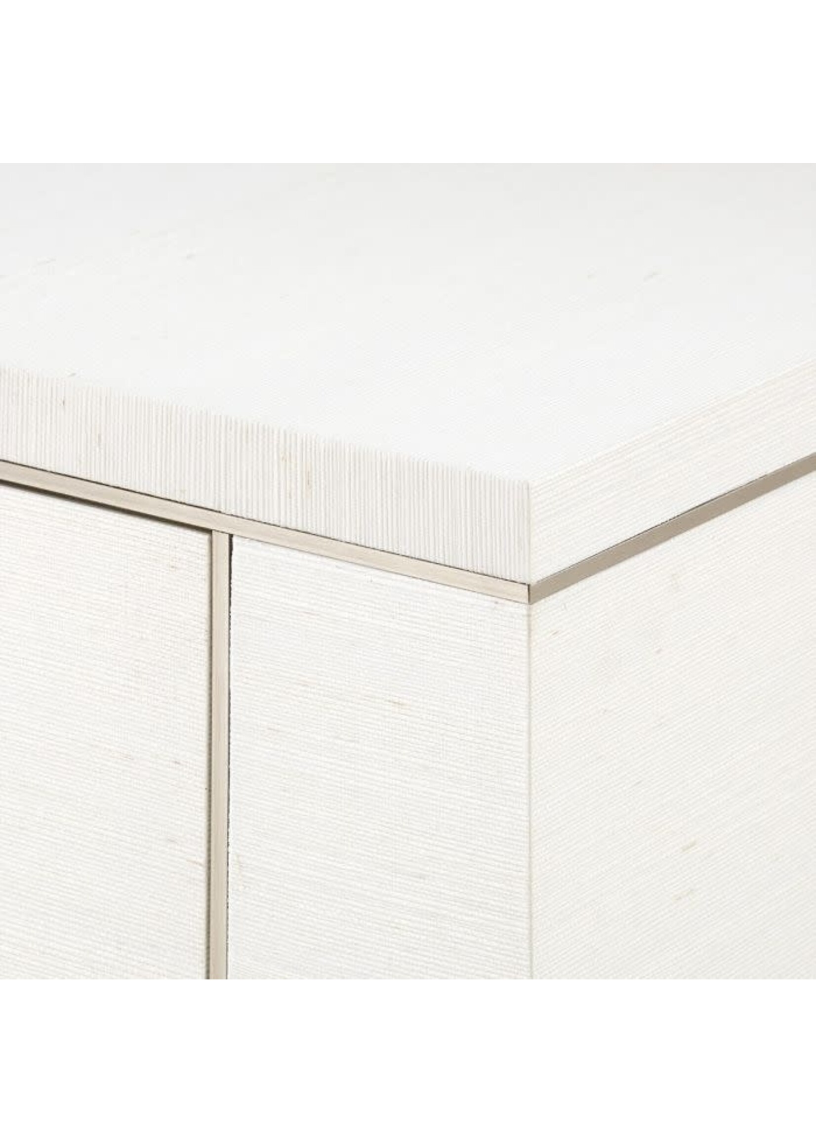 Bungalow Five/Villa and House Ethan 3-Drawer End Table, Sand White
