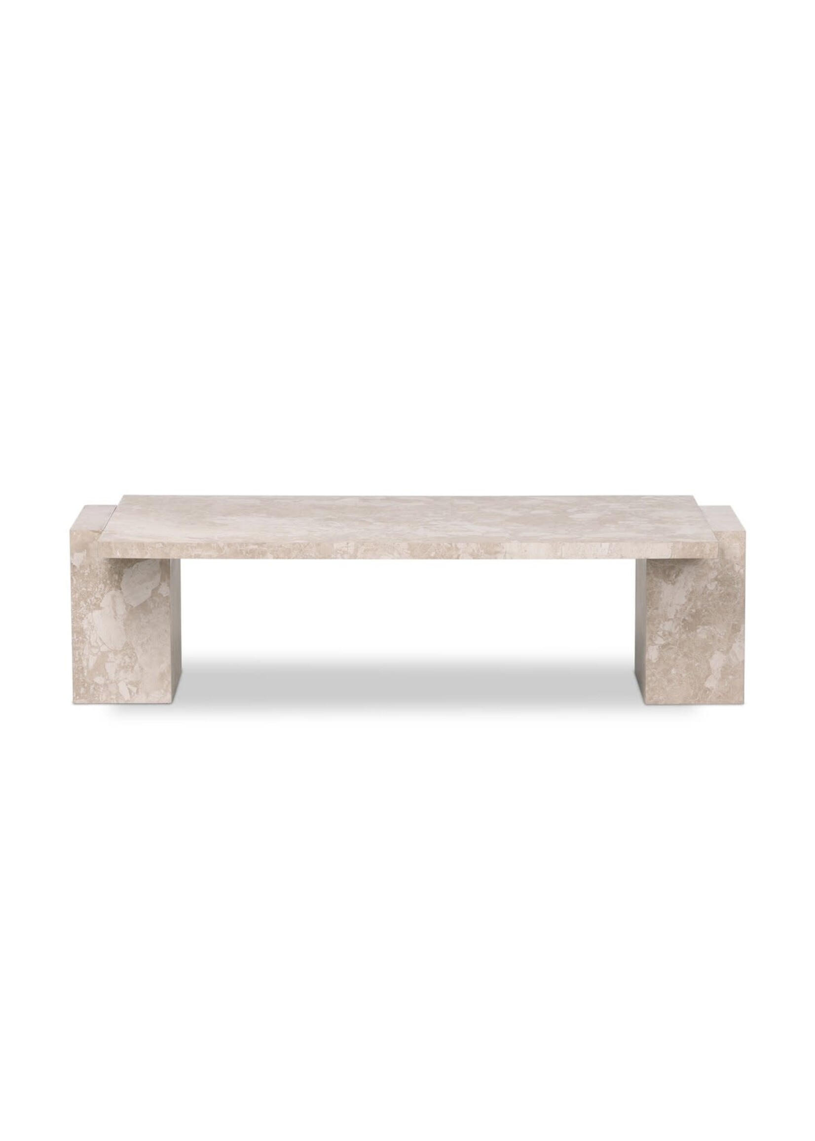 Four Hands Romano Coffee Table - Lunar Marble
