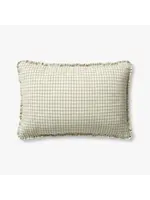 Loloi 16x26 PCJ0012 Decorative Pillow, Ivory/Moss