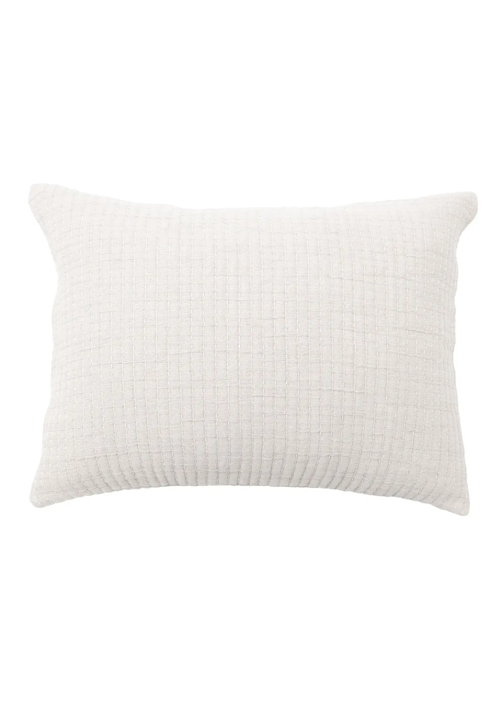 Pom Pom at Home Vancouver Big Pillow w/ Insert, Cream 28x36
