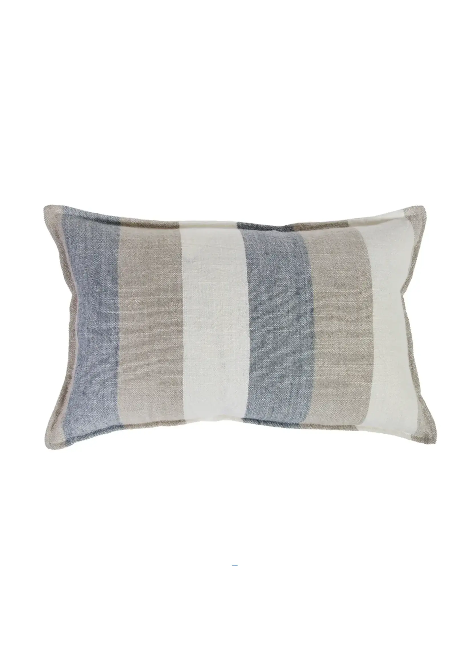 Pom Pom at Home Monterey Ocean/Natural Pillow w/ Insert 14x24