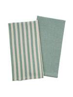 Indaba Lucia Tea Towels Set/2 Aqua