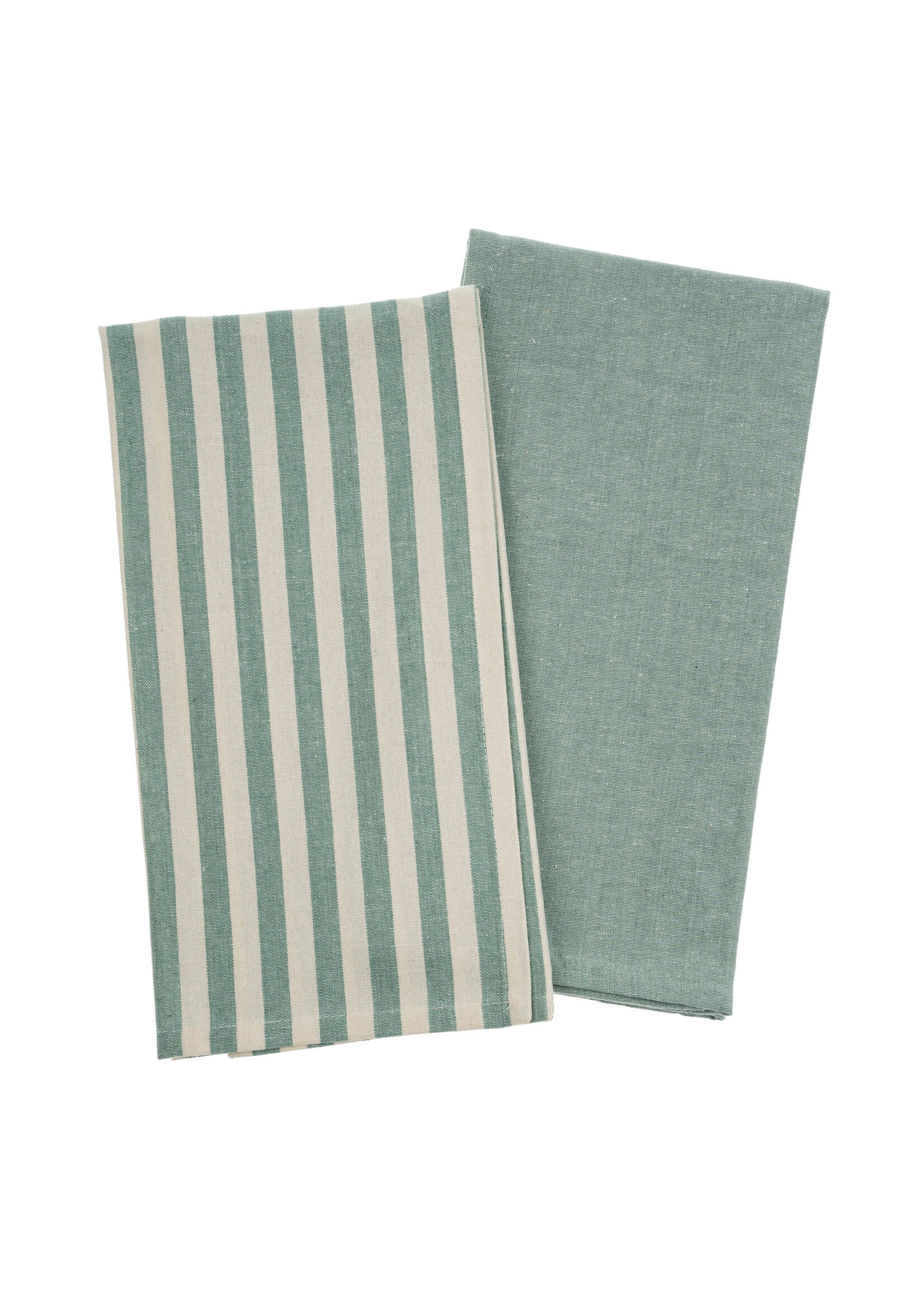 Indaba Lucia Tea Towels Set/2 Aqua