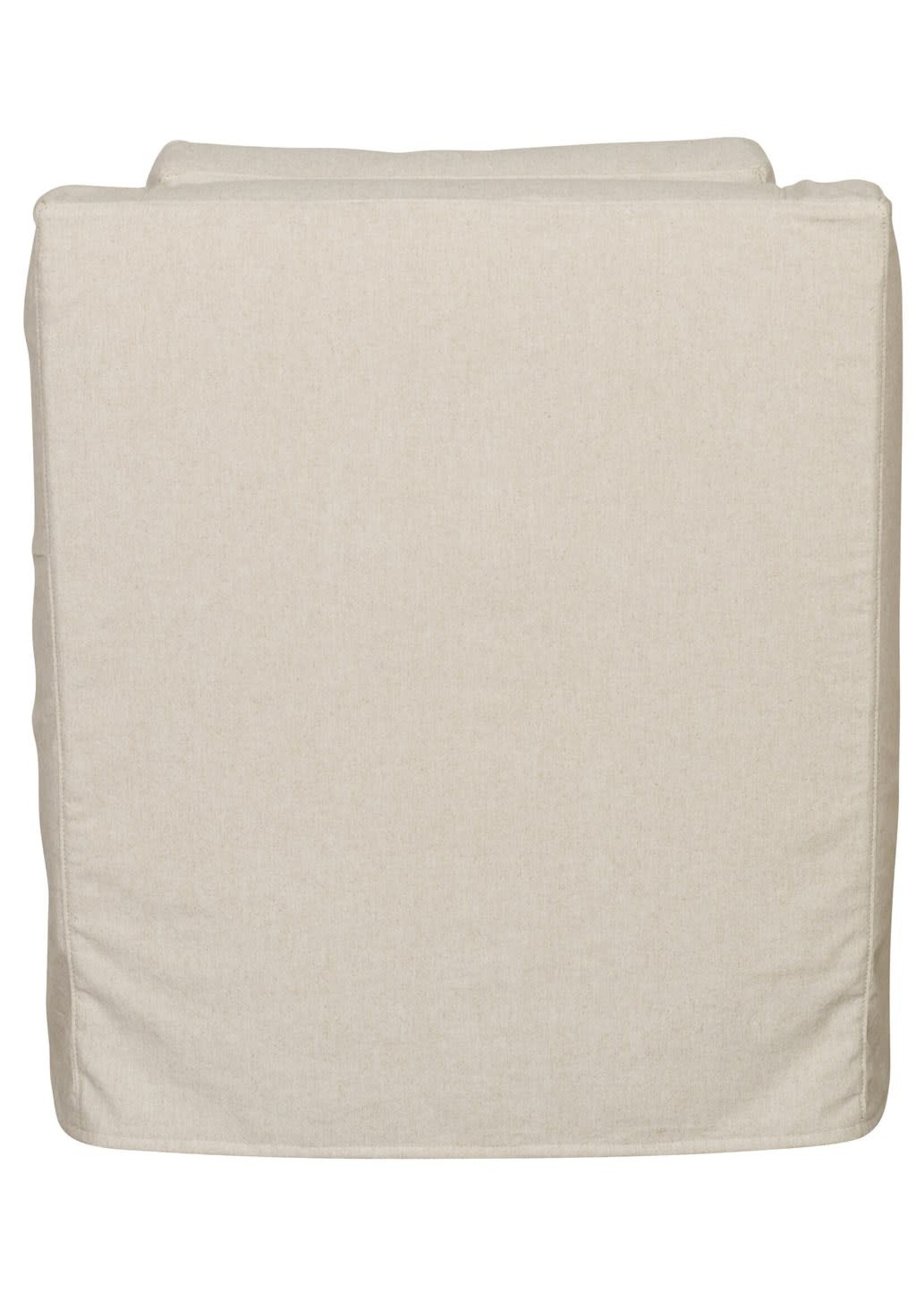 Vanguard Furniture Josie Slipcovered Muslin Swivel Chair, Tiki Natural Slipcover