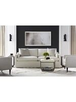 Vanguard Furniture Thea Two Seat Slipcovered Muslin Sofa, Tideway Linen Slipcover