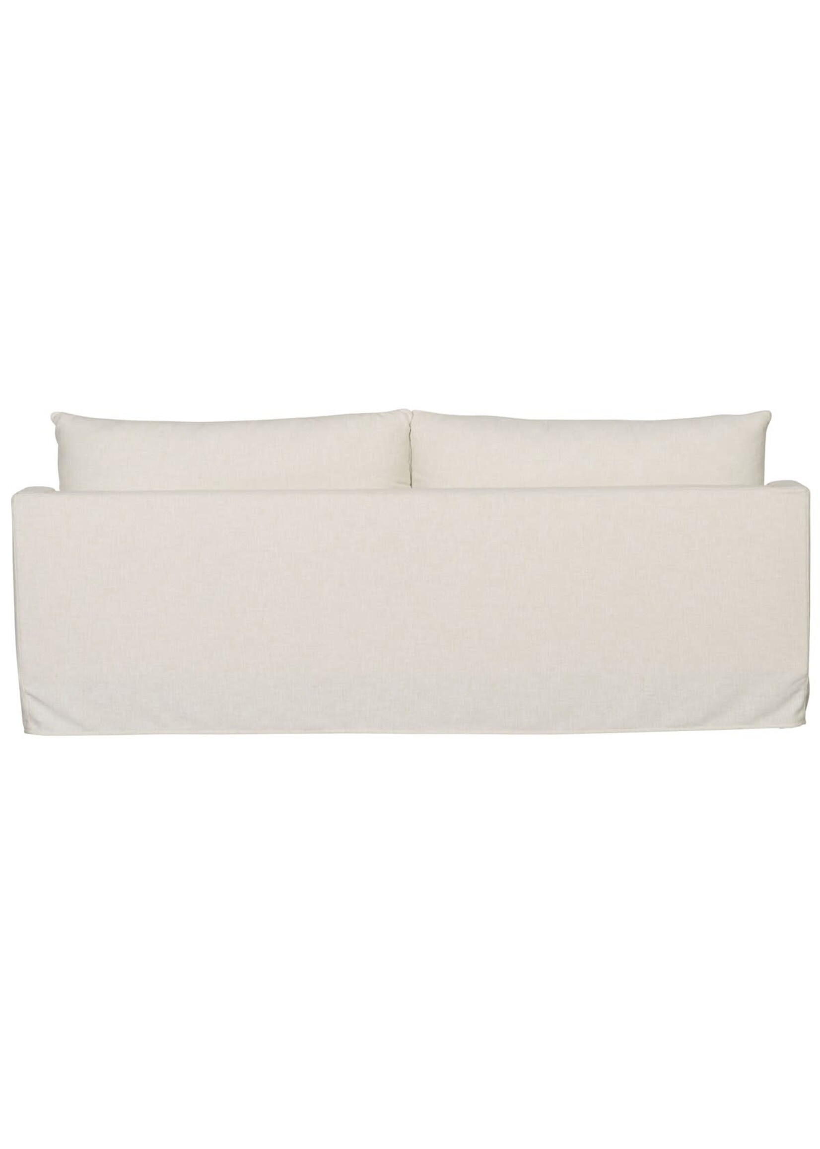 Vanguard Furniture Thea Two Seat Slipcovered Muslin Sofa, Tideway Linen Slipcover