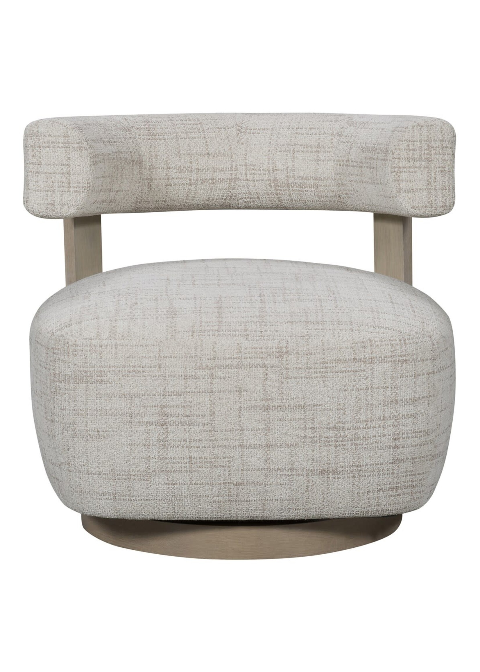 Vanguard Furniture Daydream Stocked Swivel Chair, Reynolds Linen Fabric Almond