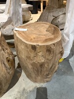 Texture Imports Natural Teak Stump Table