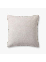 Loloi 22x22 Decorative Pillow, White/Green